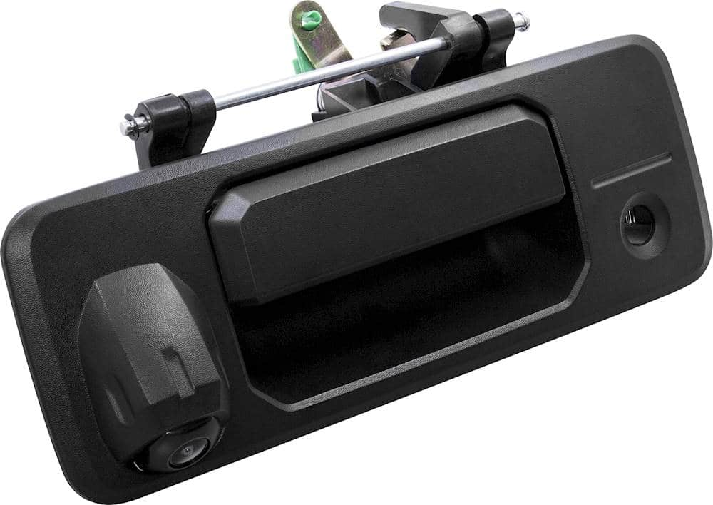 Angle View: iBEAM - Tailgate Handle Back-Up Camera - Black