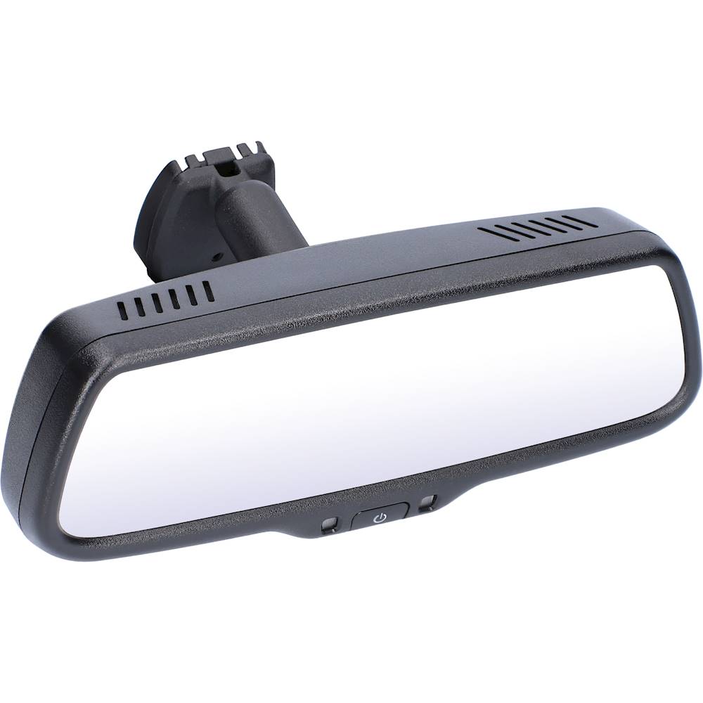 Angle View: iBEAM - 4.5" Replacement Rearview Mirror Monitor with Bluetooth - Black