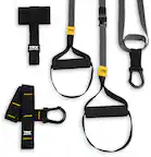Front. TRX - Fit System Suspension Trainer - Black/Gray/Yellow.