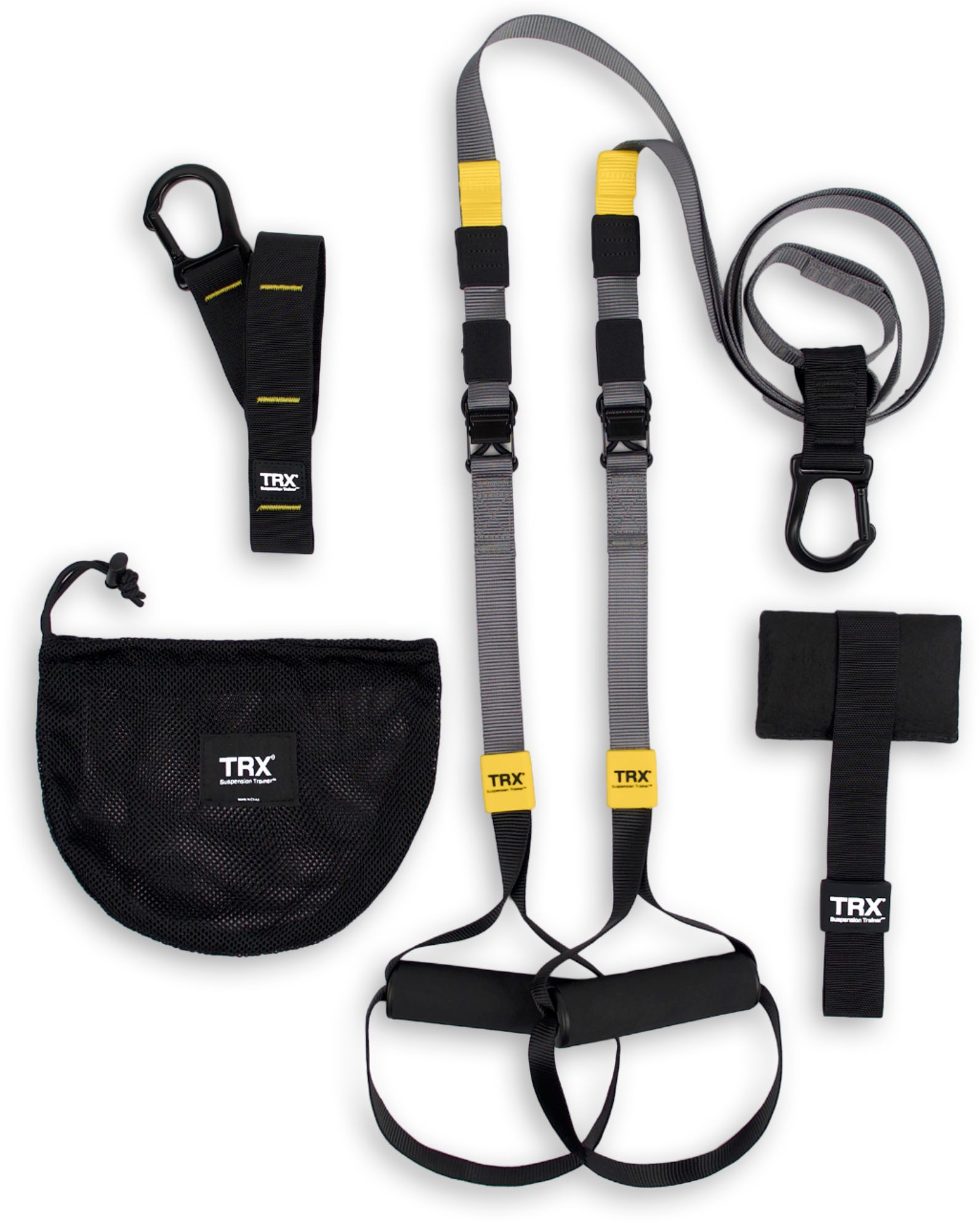 TRX Suspension Training: Bodyweight Fitness Resistance Training Fitness for All Levels & All Goals for Total Body Workouts for Home & Travel Workout Poster Included Lightweight & Portable 