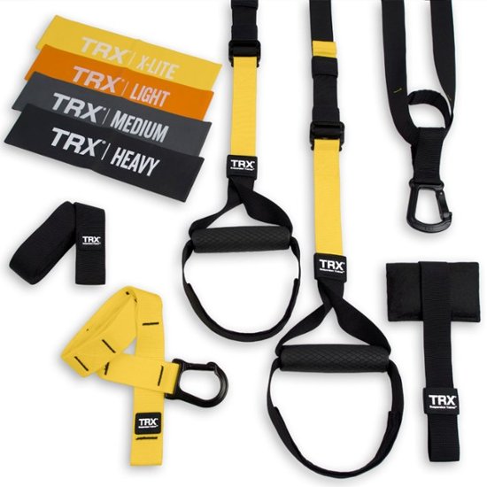 Front Zoom. TRX - Elite System Suspension Trainer - Black/Yellow.