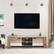 Alt View Zoom 15. CorLiving - Joliet Duotone TV Bench for TVs up to 85" - Distressed Warm Beige, White Duotone.