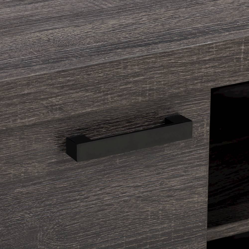 Alt View 14. CorLiving - Joliet Duotone TV Bench for TVs up to 85" - Distressed Carbon Grey, Black Duotone.