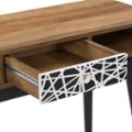 Alt View Zoom 14. CorLiving - Mid-Century Engineered Wood 1-Drawer Table - Brown.