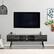 Alt View Zoom 20. CorLiving - Aurora TV Bench with Splayed Legs, For TVs up to 85" - Distressed Carbon Gray/Black Duotone.