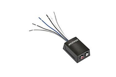 KICKER - K-Series Stereo Line-Output Converter with Remote Turn-On Output - Black - Front_Zoom