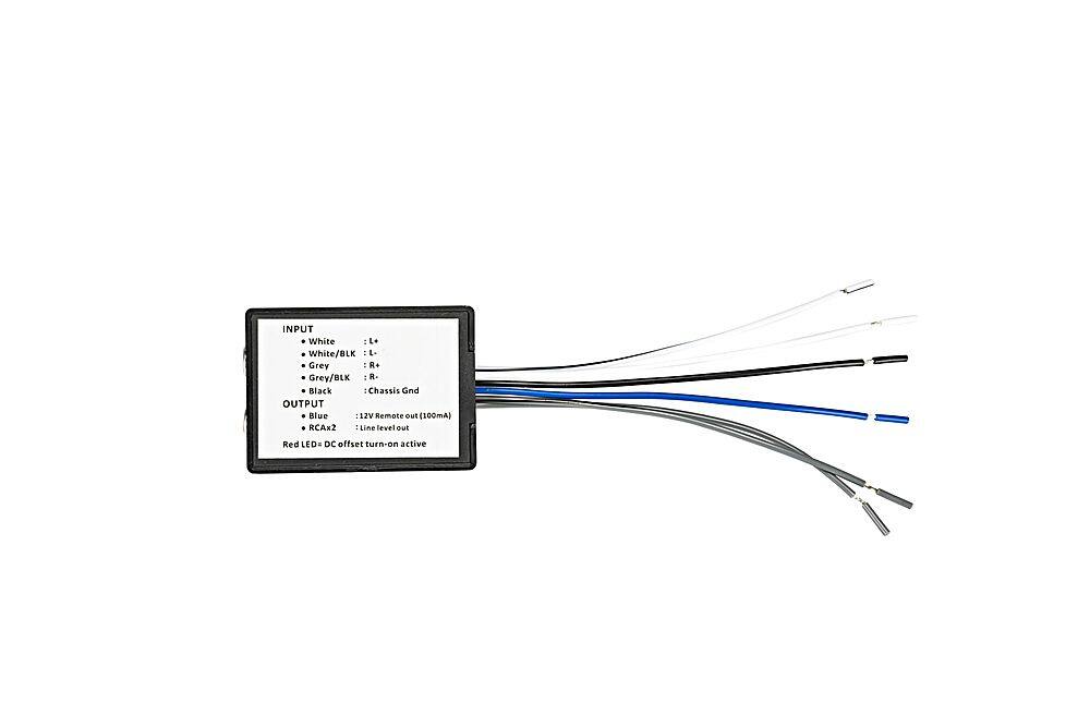 Alt View 13. KICKER - K-Series Stereo Line-Output Converter with Remote Turn-On Output - Black.