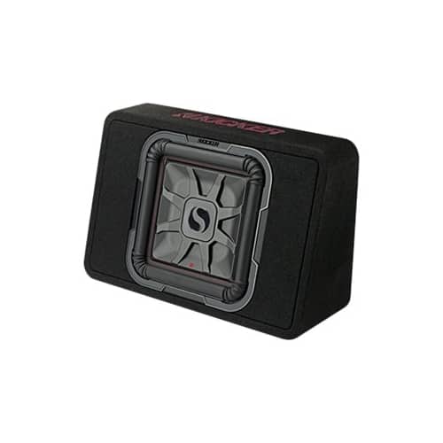 Alt View 12. KICKER - Solo-Baric L7T 12" Single-Voice-Coil 2-Ohm Loaded Subwoofer Enclosure - Black.