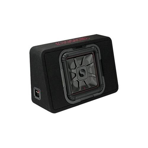 Alt View 14. KICKER - Solo-Baric L7T 12" Single-Voice-Coil 2-Ohm Loaded Subwoofer Enclosure - Black.