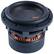 Front. Memphis Car Audio - MOJO Mini 6.5" Dual-Voice-Coil 4-Ohm Subwoofer - Black.