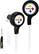 Front Standard. Zeikos - Pittsburgh Steelers Shoelace Earbud Headphones.