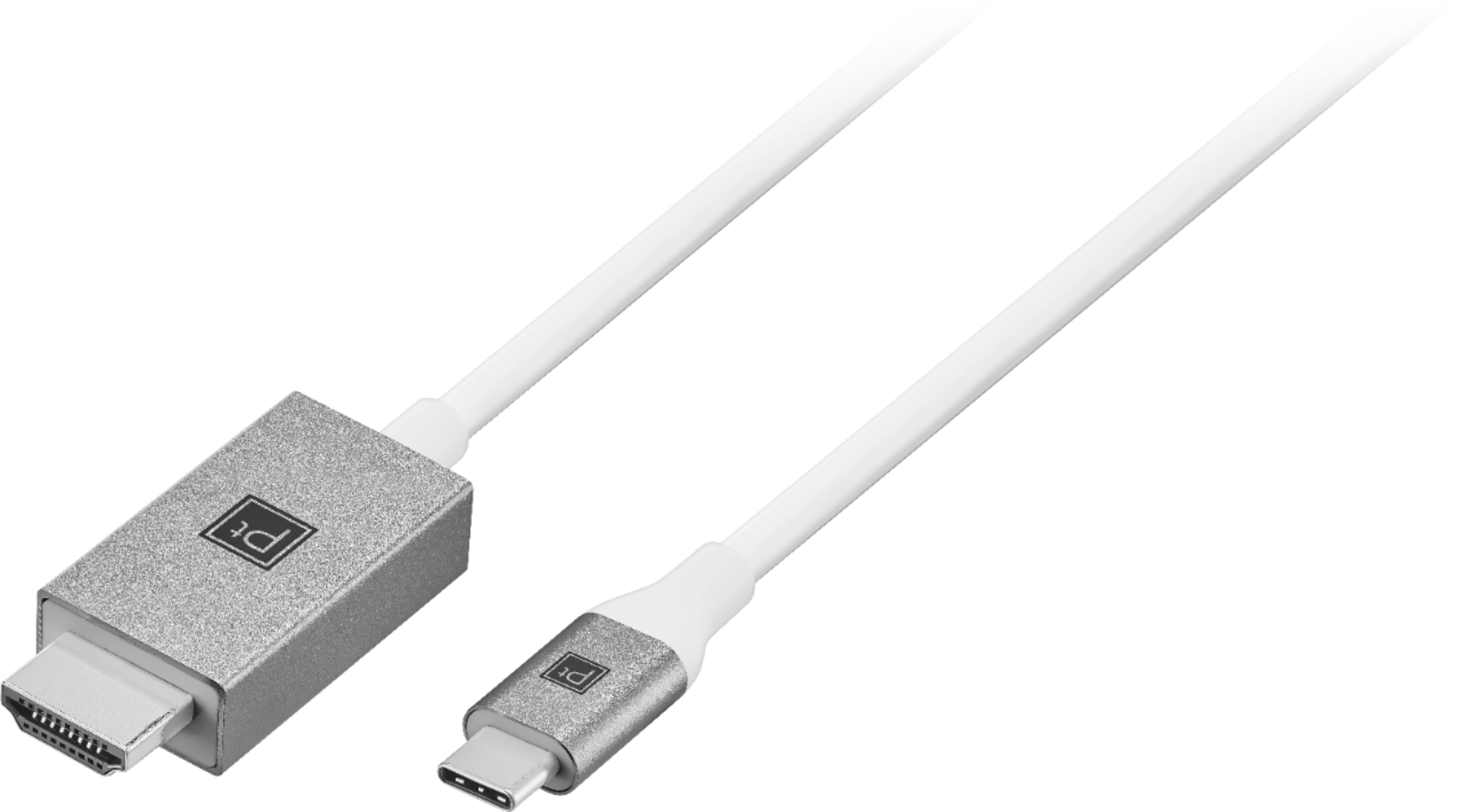 Platinum™ 6' USB-C to 4K HDMI Cable for MacBook, Chromebook or Laptops with a Port Gray - Best Buy