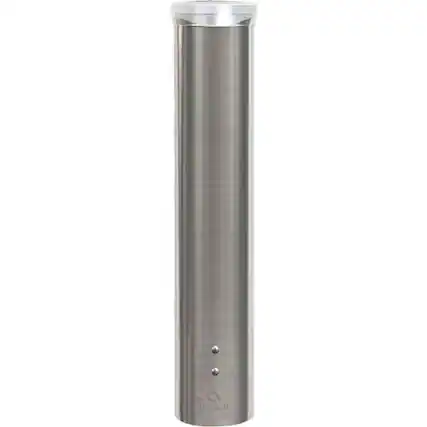 Front. Avalon - Self-Adjusting Cup Dispenser - Gray.