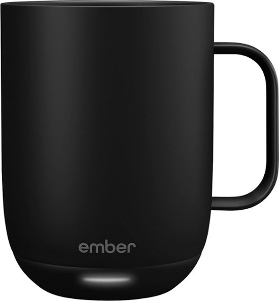 Ember - 14 oz. Temperature Controlled Ceramic Coffee Mug - Black