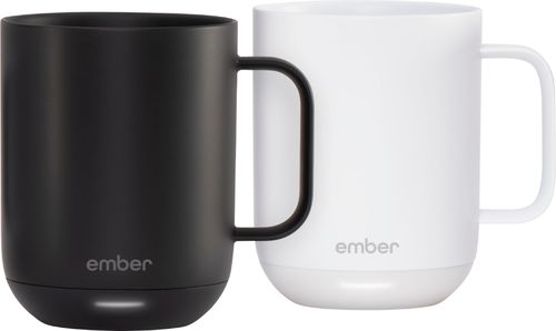 Ember - 10-oz. Temperature Controlled Mug (2-Pack) - Black/White was $199.99 now $99.99 (50.0% off)