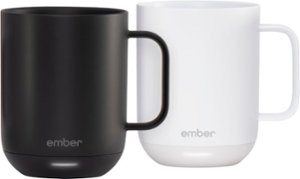 Ember - 10-oz. Temperature Controlled Mug (2-Pack) - Black/White - Angle_Zoom