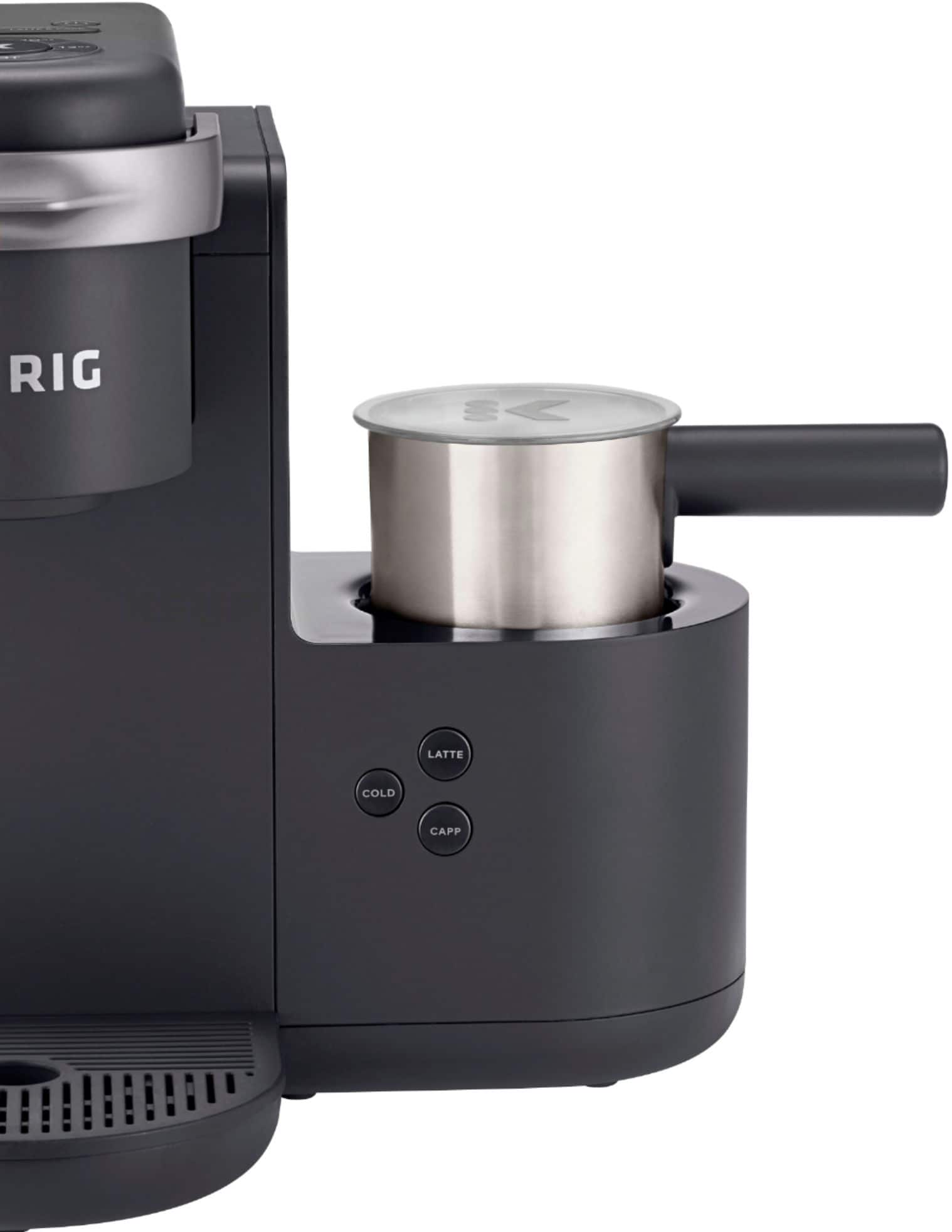 Alt View 11. Keurig - K-Cafe Single Serve K-Cup Coffee Maker - Dark Charcoal.