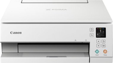 Canon - PIXMA TS6320 Color All-In-One Inkjet Printer - White - Front_Zoom