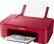 Alt View 1. Canon - PIXMA TS3320 Wireless All-In-One Inkjet Printer - Red.