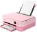 Alt View 12. Canon - PIXMA TS5320 Wireless All-In-One Inkjet Printer - Pink.