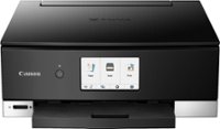 Front Zoom. Canon - PIXMA TS8320 Color All-In-One Inkjet Printer - Black.