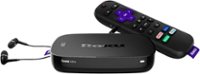 Front Zoom. Roku - Ultra 4K Streaming Media Player with JBL Headphones and Enhanced Voice Remote - Black.