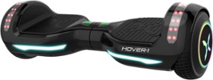 Hover-1 - Origin Self Balancing Scooter w/6 mi Max Operating Range & 7 mph Max Speed - Black - Front_Zoom