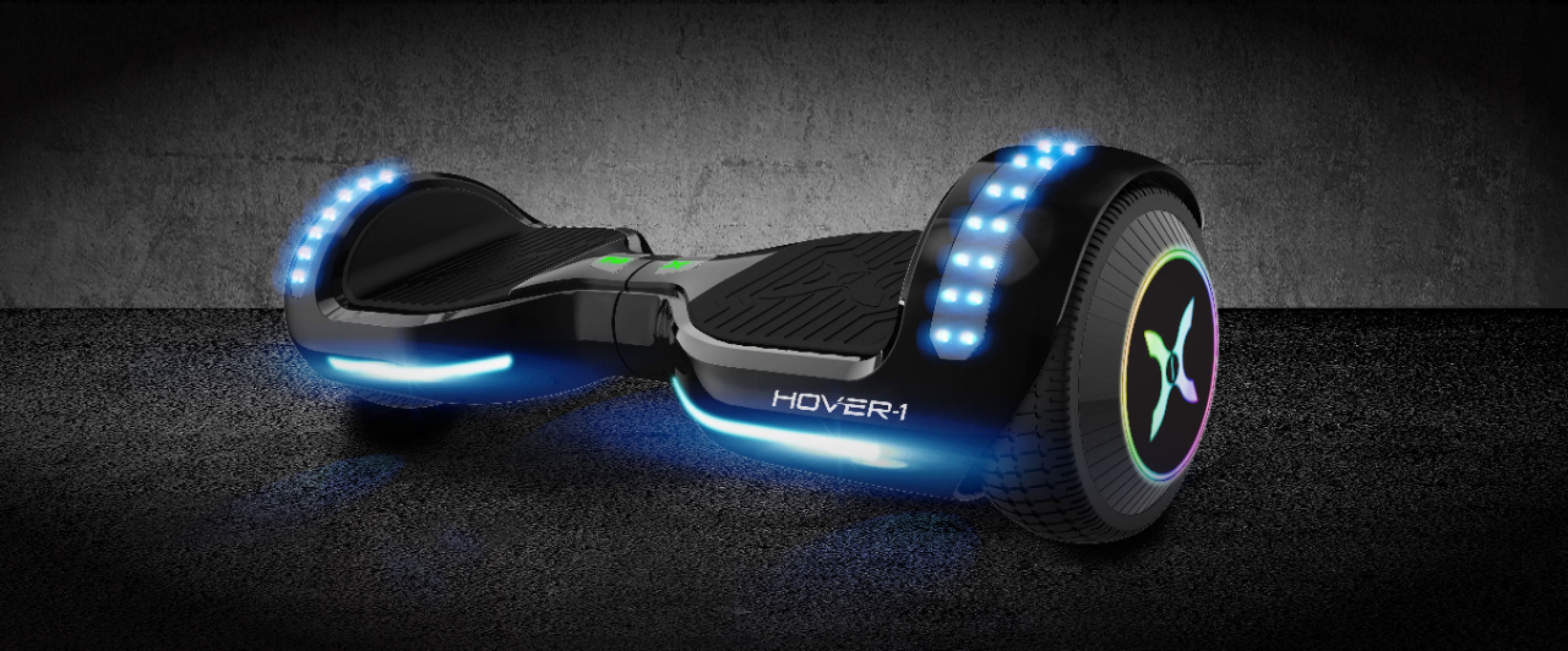 Hover-1 - Origin Self Balancing Scooter w/6 mi Max Operating Range & 7 mph  Max Speed - Black