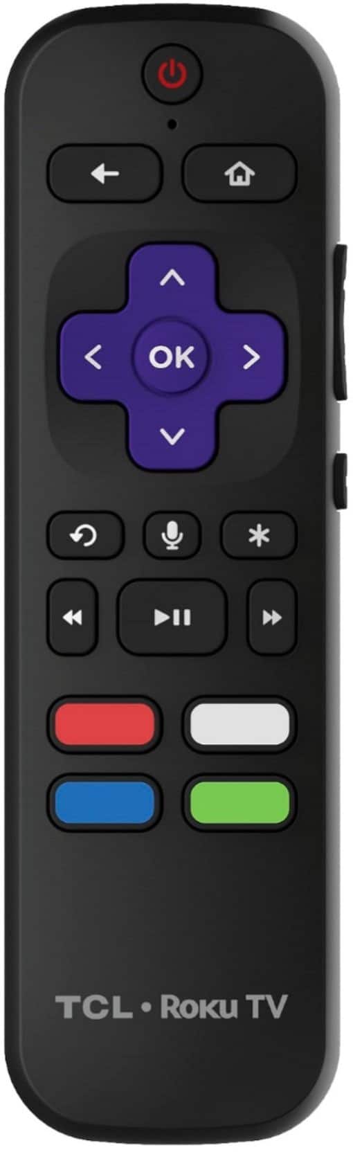 Remote Control. TCL - 65" Class 6 Series LED 4K UHD Smart Roku TV.