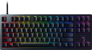 Razer - Huntsman Tournament Edition TKL Wired Optical Linear Switch Gaming Keyboard with Chroma RGB Backlighting - Black - Front_Zoom