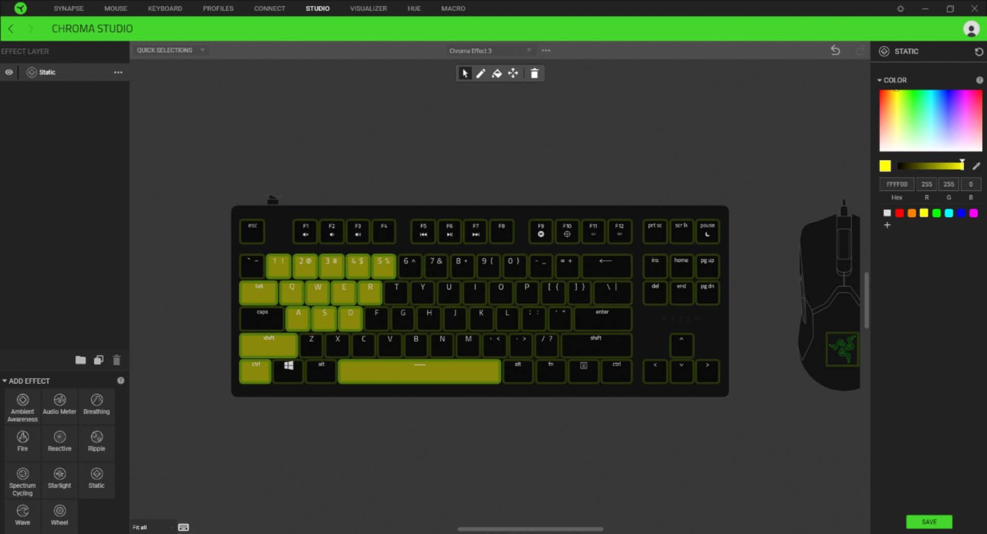 Alt View 17. Razer - Huntsman Tournament Edition TKL Wired Optical Linear Switch Gaming Keyboard with Chroma RGB Backlighting - Black.