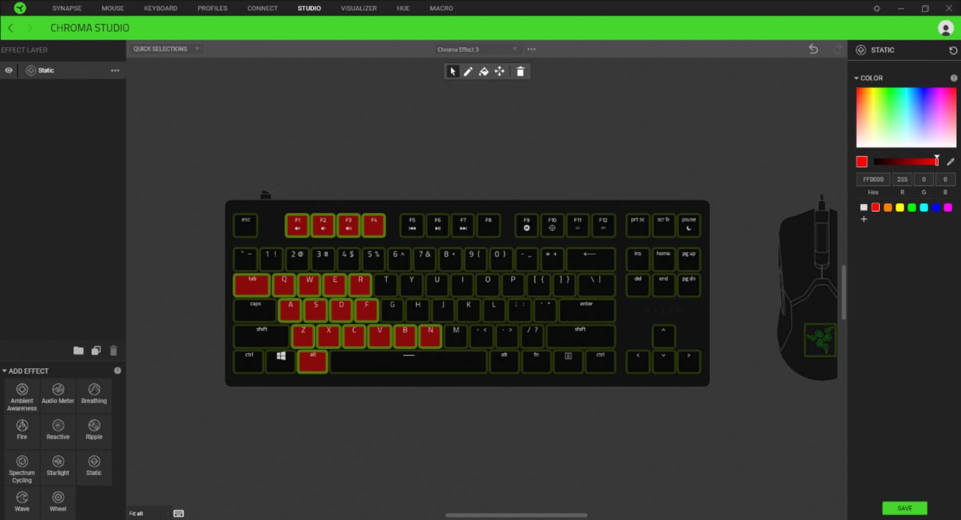 Alt View 18. Razer - Huntsman Tournament Edition TKL Wired Optical Linear Switch Gaming Keyboard with Chroma RGB Backlighting - Black.