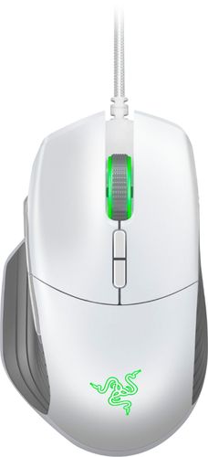 Razer - Basilisk Mercury Edition Wired Optical Gaming Mouse - Mercury White was $69.99 now $52.99 (24.0% off)