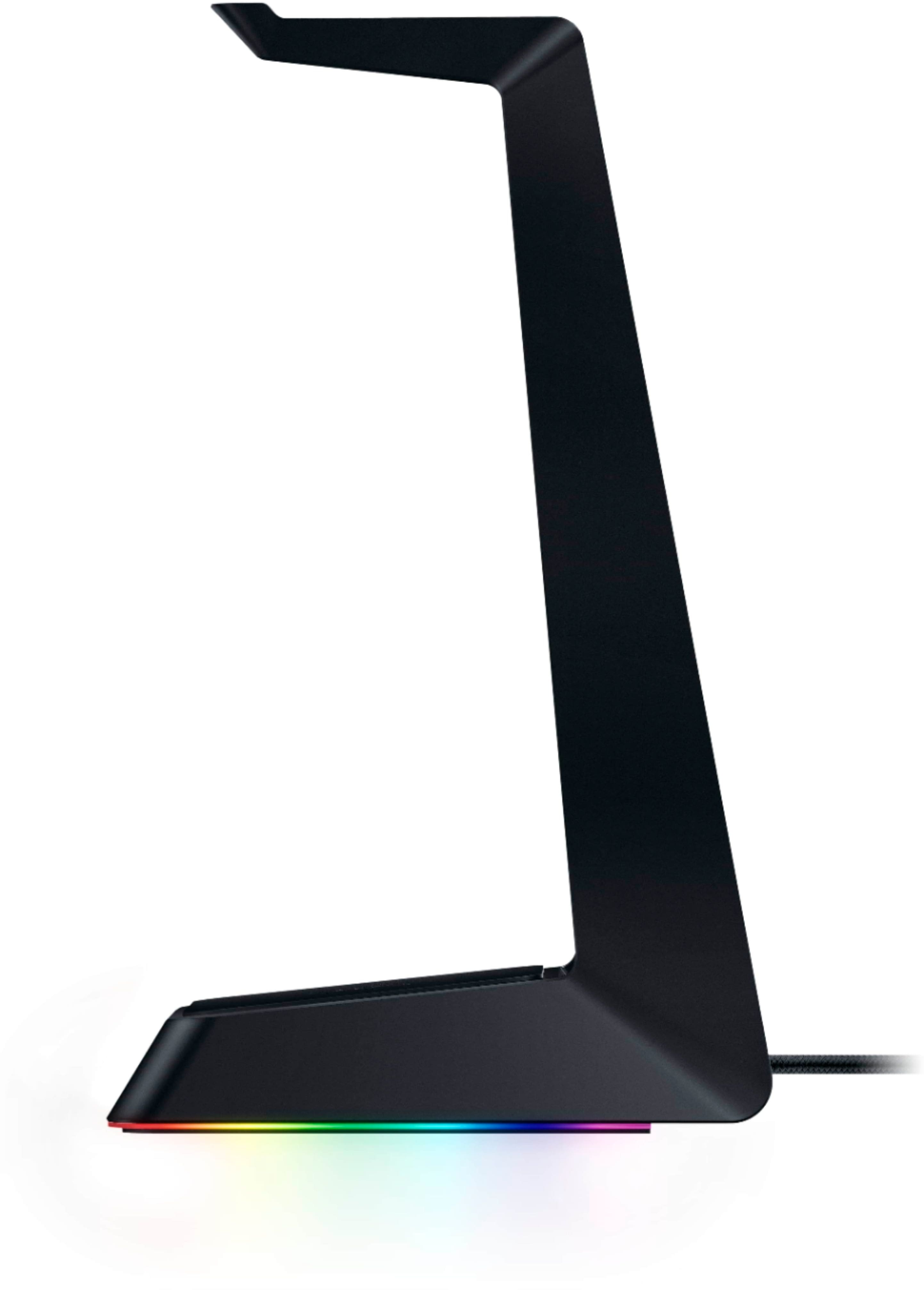 Alt View 12. Razer - Base Station Chroma USB Hub Headset Stand with a 3-port USB 3.0 hub powered by Chroma RGB - Black.