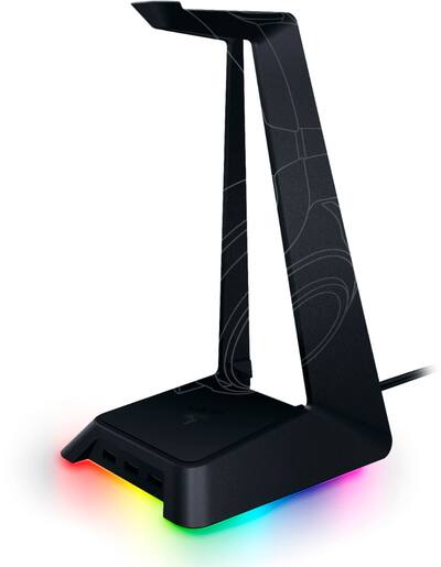 Razer Base Station Chroma USB Hub Headset Stand with a 3 port USB Razer Base Station Chroma USB Hub Headset Stand with a 3 port USB