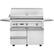 Angle. Viking - Professional 5 Series Gas Grill - Stainless Steel.