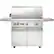 Angle. Viking - Professional 5 Series Gas Grill - Stainless Steel.