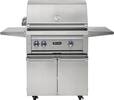 Angle. Viking - Professional 5 Series Gas Grill - Stainless Steel.