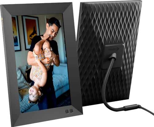 nixplay Smart Digital Picture Frame 10.1 Inch, Share Video Clips and Photos Instantly via E-Mail or App (B07V42JLFH)