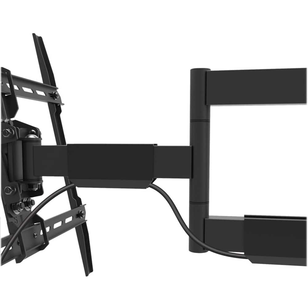 Alt View 12. Kanto - Full-Motion TV Wall Mount for Most 34" - 55" TVs - Extends 19.5" - Black.