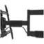 Alt View 12. Kanto - Full-Motion TV Wall Mount for Most 34" - 55" TVs - Extends 19.5" - Black.