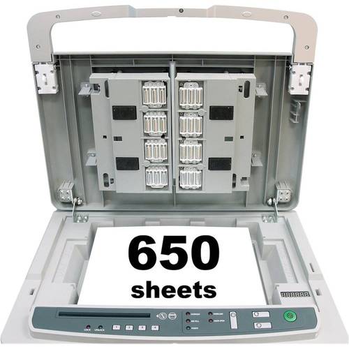 Boxis - AutoShred 650-Sheet Microcut CD/DVD/Paper Shredder - Gray-Front_Standard 