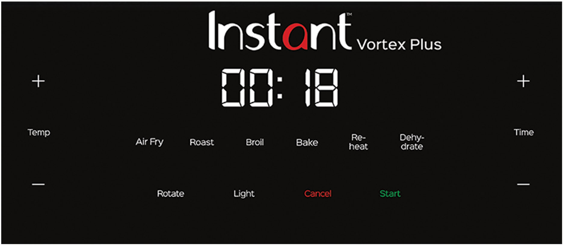 Refurbished Instant Pot 140-3000-01 Vortex Plus 7-in-1 Air Fryer Oven, 10-Quart
