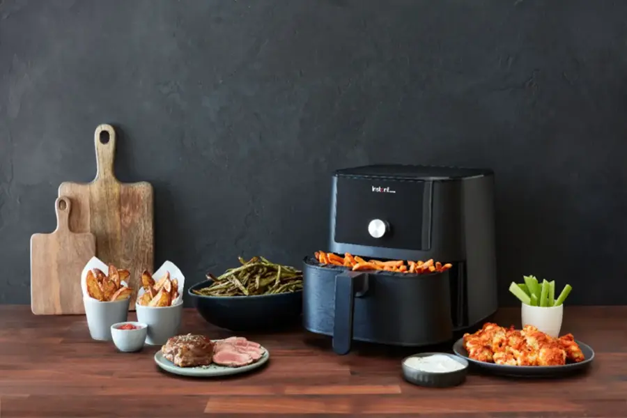 Alt View 13. Instant Pot - 6 Quart Vortex 4-in-1 Air Fryer Oven - Black.
