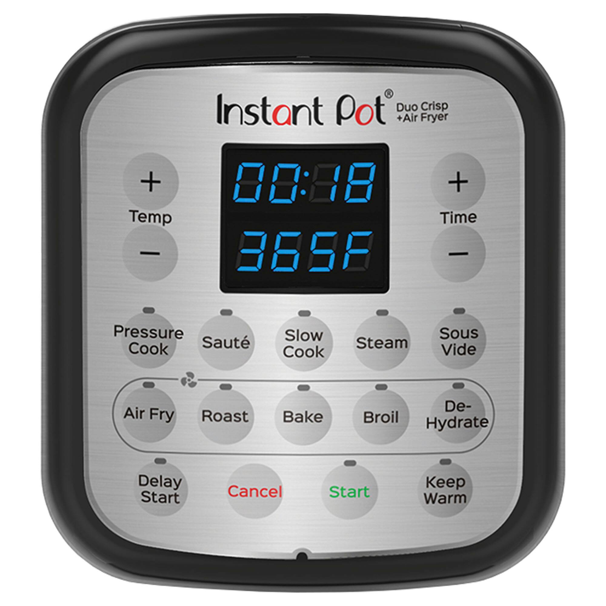 Alt View 12. Instant Pot - 8 Quart Duo Crisp 11-in-1 Electric Pressure Cooker with Air Fryer - Stainless Steel/Silver.