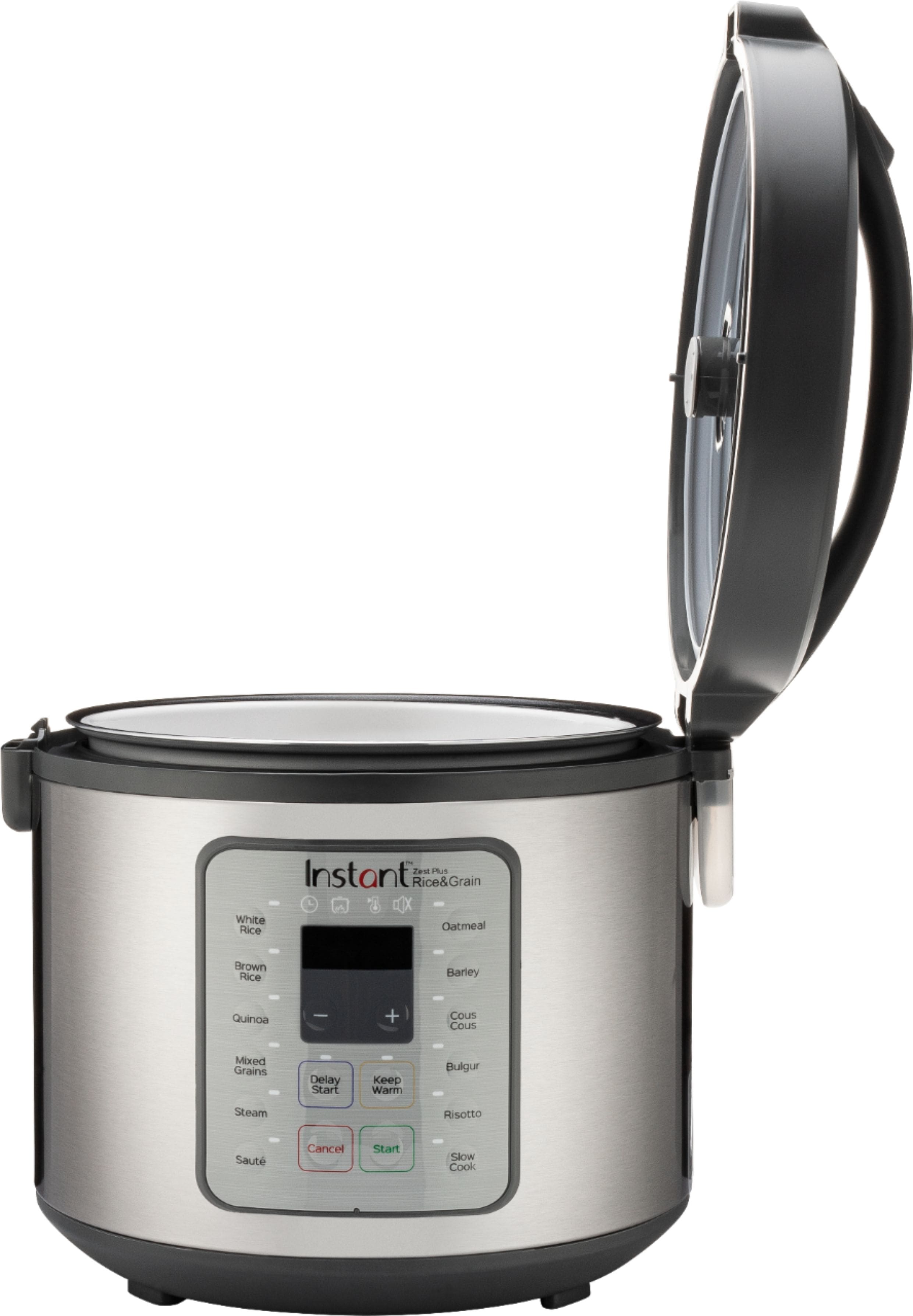 Alt View 13. Instant Pot - Zest Plus 20 cup Rice and Grain Cooker - Stainless Steel/Silver.