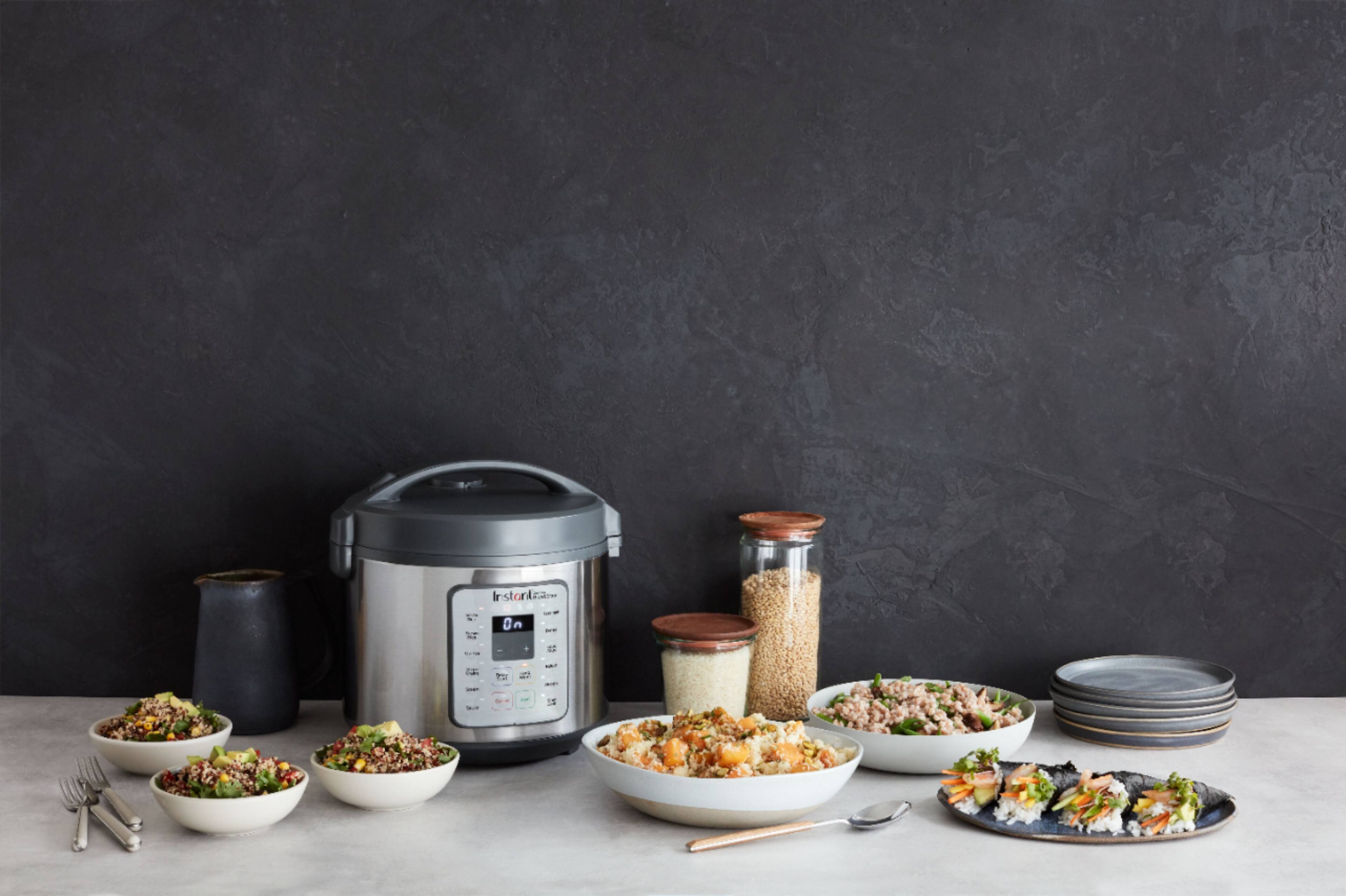 Alt View 17. Instant Pot - Zest Plus 20 cup Rice and Grain Cooker - Stainless Steel/Silver.