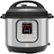 Angle Zoom. Instant Pot - Duo 8 Quart 7-in-1 Multi-Use Pressure Cooker - Black/Stainless Steel.