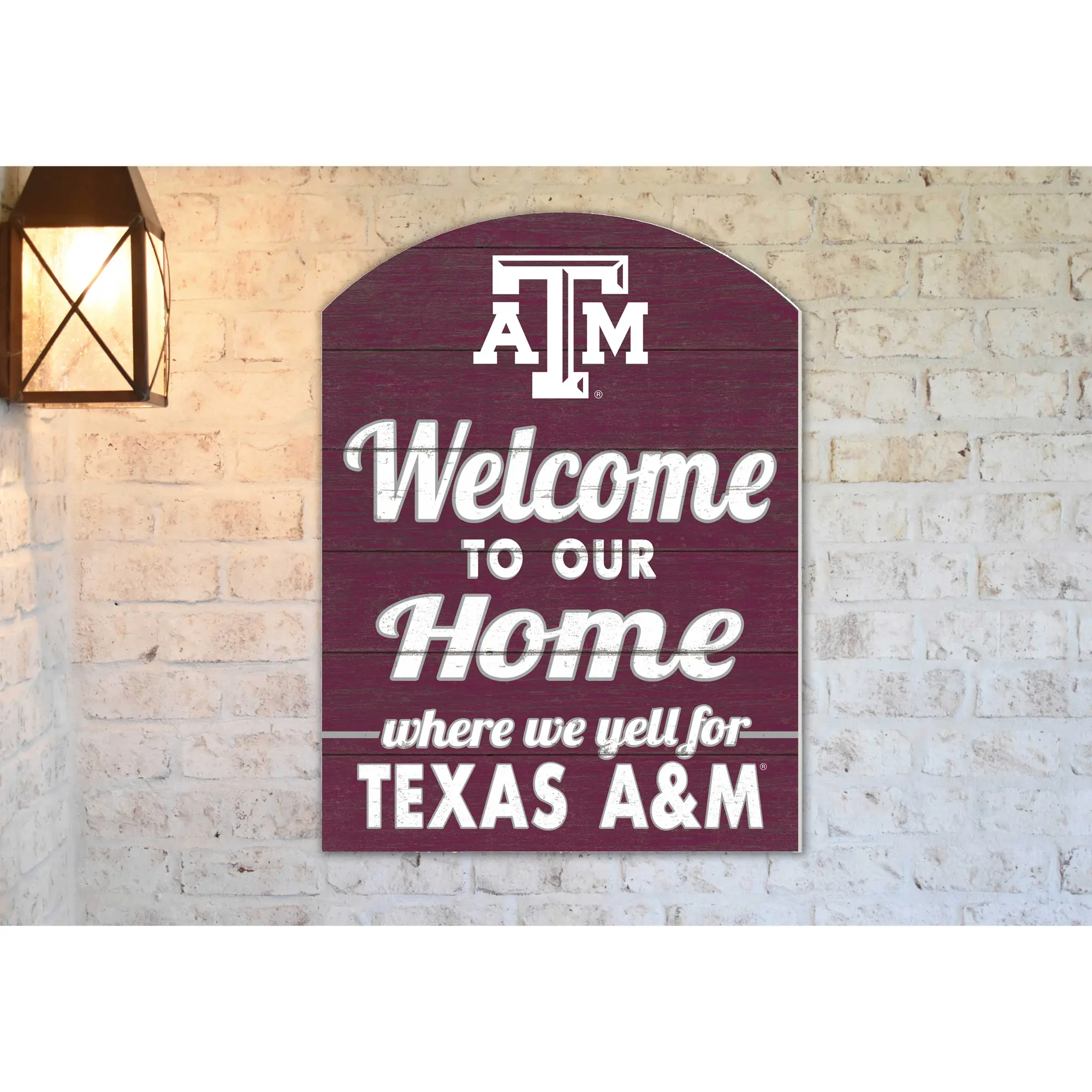 A&M Welcome to our Home where we yell for TEXAS A&M