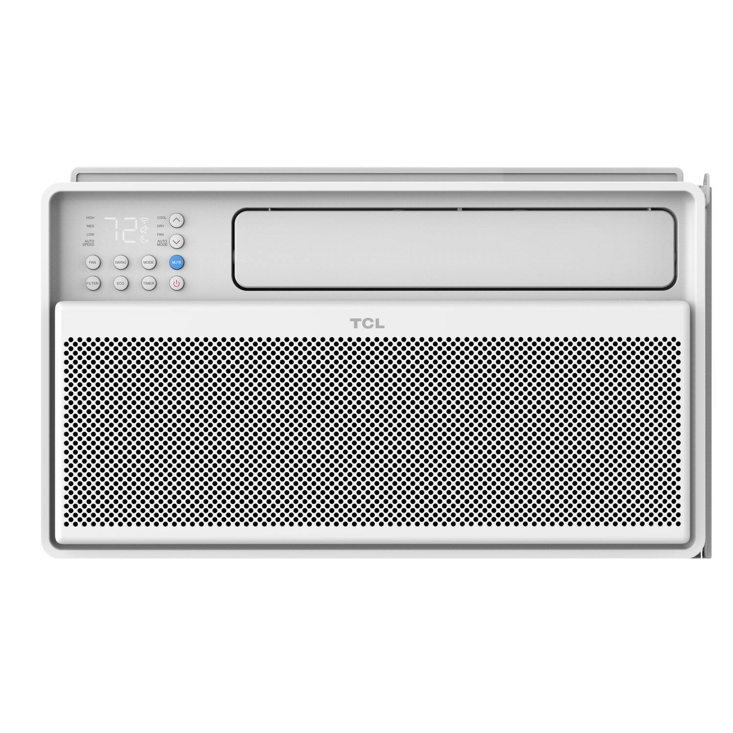 Alt View 4. TCL - 550 Sq. Ft. 12,000 BTU Smart Inverter Window Air Conditioner - White.